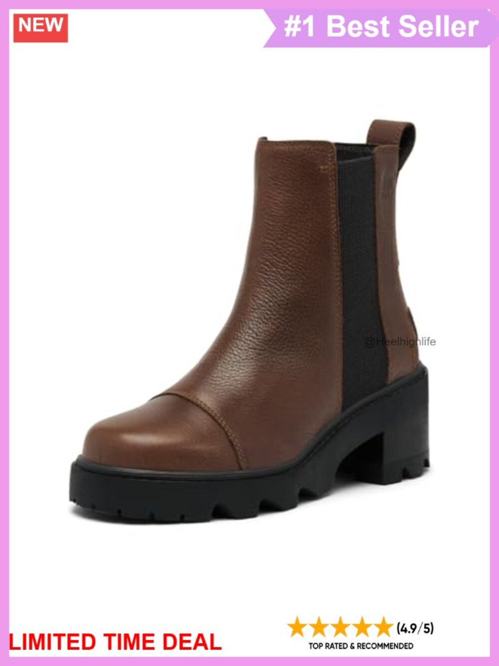 Waterproof Leather Chelsea Boot with EVERTREAD Outsole
